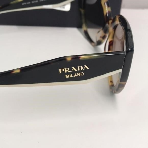 New Authentic Prada Cat Eye Sunglasses PR 14WS – Tortoise & Powder Frame - Picture 12 of 13